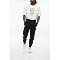 Pantaloni de trening pentru Barbati - Pantaloni de trening Diesel Brushed Cotton Tary Sweatpants With Cuffs Black Barbati (BM 19329200) - B-mall.ro