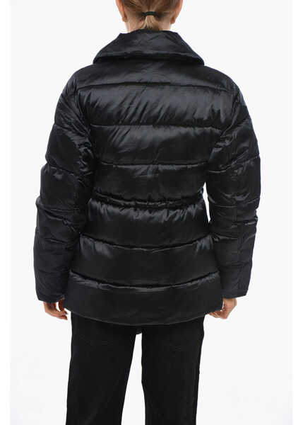 Jachete Calvin Klein Quilted Jacket With Drawstringed Waist Black Femei (BM 19329203) 3
