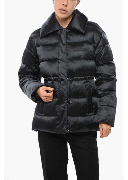 Jachete Calvin Klein Quilted Jacket With Drawstringed Waist Black Femei (BM 19329203) 1
