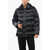 Calvin Klein Quilted Jacket With Drawstringed Waist Black