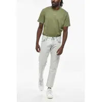 Blugi slim fit pentru Barbati - Blugi slim fit Off-White Light Washed Single Arrow Slim Fit Denims 17Cm Light Blue Barbati (BM 19329212) - B-mall.ro