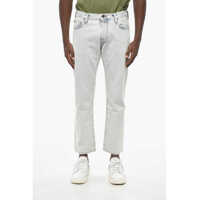 Blugi slim fit Light Washed Single Arrow Slim Fit Denims 17Cm Barbati