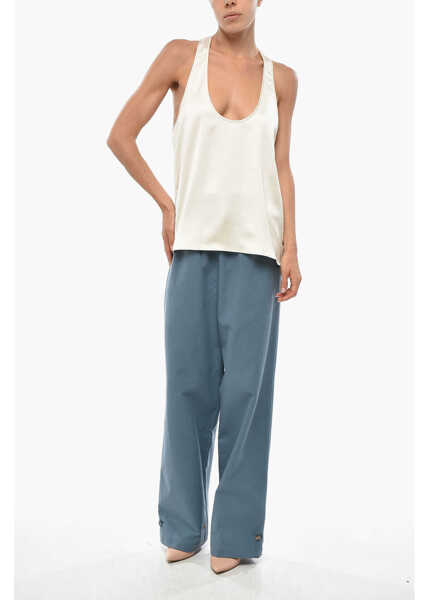 Bluze THE ANDAMANE Satin Pura Top Beige Femei (BM 19329218) 4