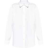 Camasi casual Popeline Fabriza Shirt With Embroidered Logo Femei