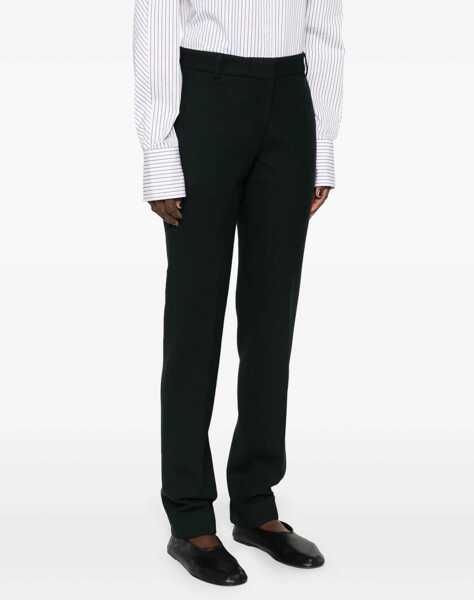 Pantaloni casual TOTME Wool Blend Slim Fit Pants With Concealed Closure Black Femei (BM 19329239) 3