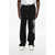 Off-White Brushed Cotton Dragon Sweatpants With Print Black