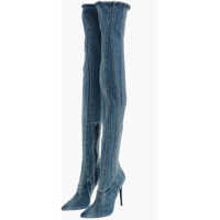 Botine Denim D-Yucca Boots With Point Toe 11,5Cm Femei