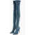 Diesel Denim D-Yucca Boots With Point Toe 11,5Cm Blue