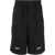 Off-White Nylon Off Quote Shorts With Elastic Waistband Black