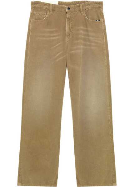 Blugi skinny AMISH Wider Velvet Pants GREY Femei (BM 19329461) 1