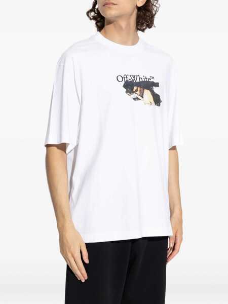 Tricouri Off-White T-Shirt With Logo WHITE Barbati (BM 19329494) 3