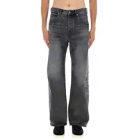 Blugi drepti Pants "Traced Gothic Wordmark" Barbati