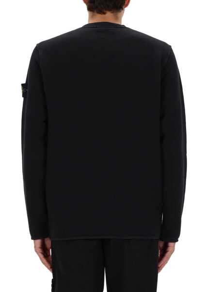 Bluze de trening Stone Island Cotton Sweatshirt BLACK Barbati (BM 19329500) 3