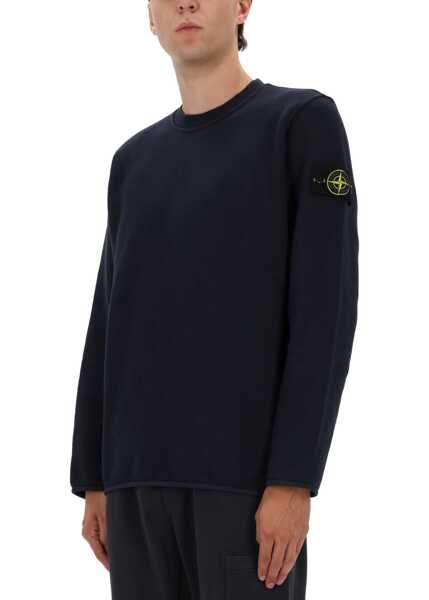 Bluze de trening Stone Island Cotton Sweatshirt BLUE Barbati (BM 19329503) 4