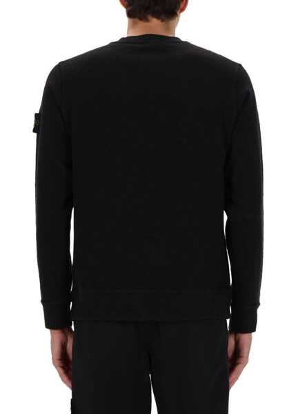 Bluze de trening Stone Island Cotton Sweatshirt BLACK Barbati (BM 19329506) 3