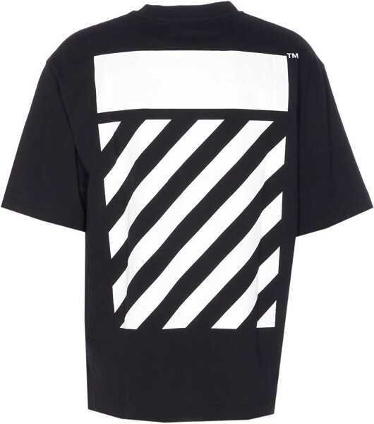 Tricouri Off-White T-Shirt With Logo BLACK Barbati (BM 19329518) 2