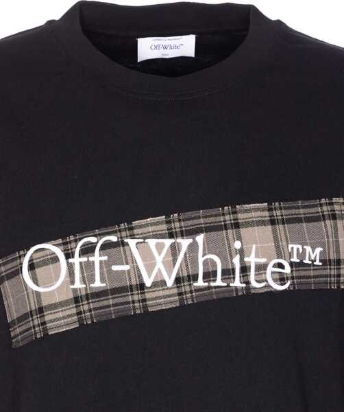 Tricouri Off-White T-Shirt With Logo BLACK Barbati (BM 19329518) 3
