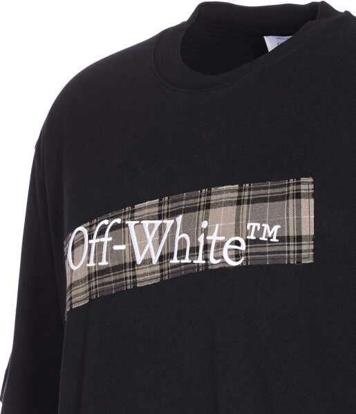 Tricouri Off-White T-Shirt With Logo BLACK Barbati (BM 19329518) 4