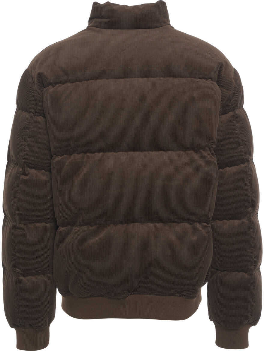 Geci de iarna Ralph Lauren Corduroy puffer jacket Brown Barbati (BM 19329593) 3