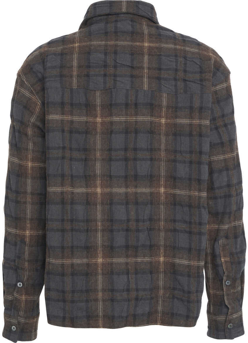 Camasi office Robert Friedman Shirt with plaid pattern Grey Barbati (BM 19329629) 3