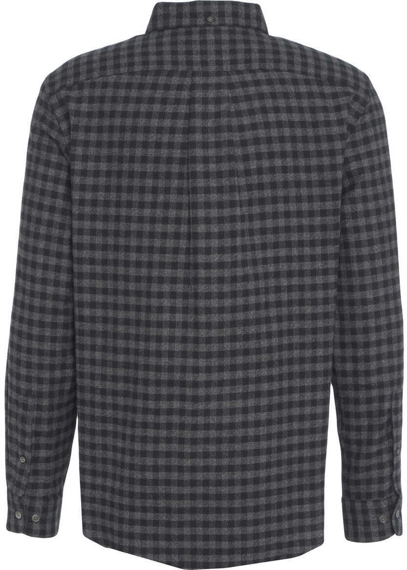 Camasi office Portuguese Shirt with check pattern Grey Barbati (BM 19329659) 3