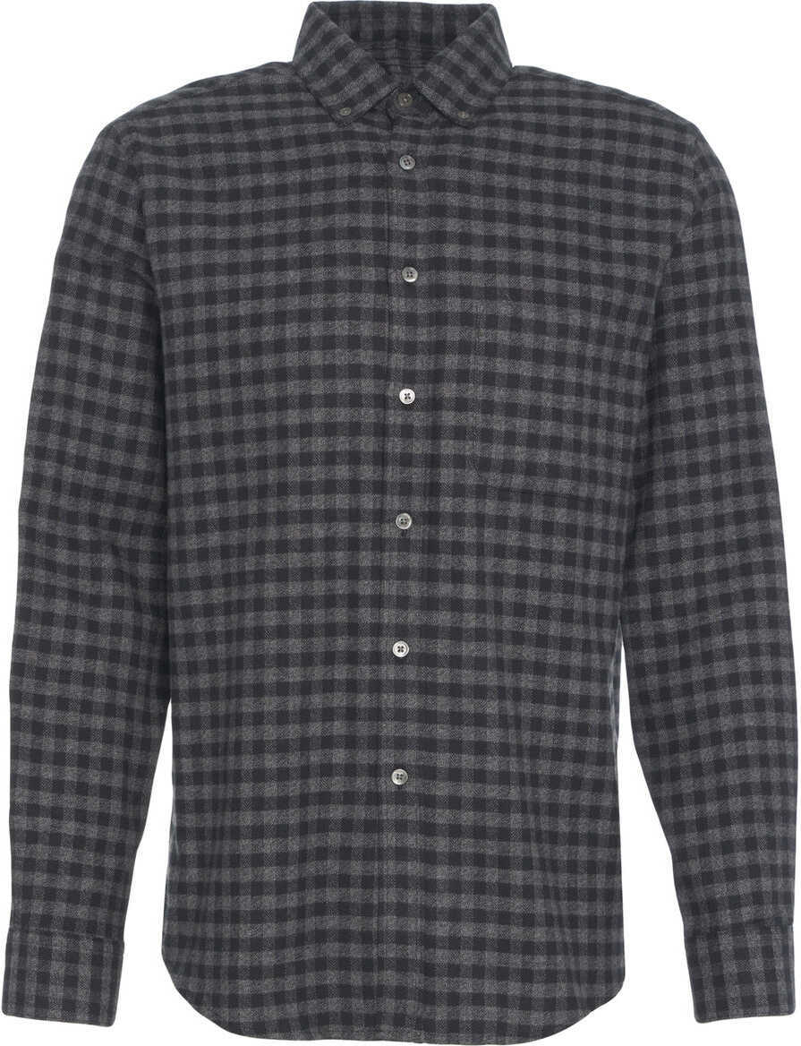 Camasi office Portuguese Shirt with check pattern Grey Barbati (BM 19329659) 1