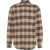 Portuguese Shirt with checked pattern Olive