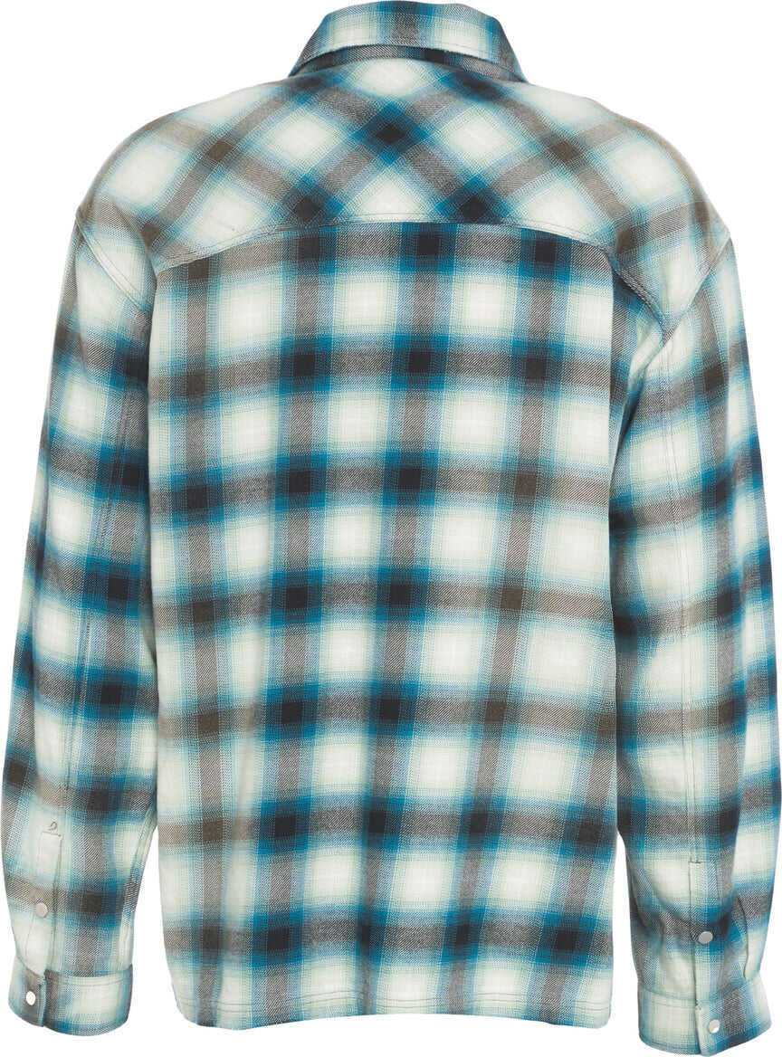 Camasi office REPRESENT Check shirt Blue Barbati (BM 19329671) 3