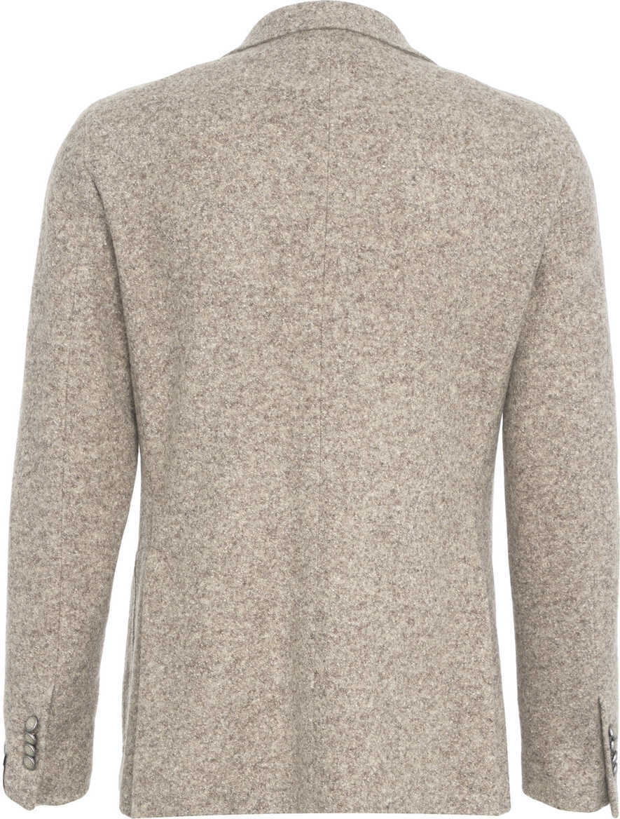 Sacouri Tagliatore Virgin wool blazer Beige Barbati (BM 19329683) 3