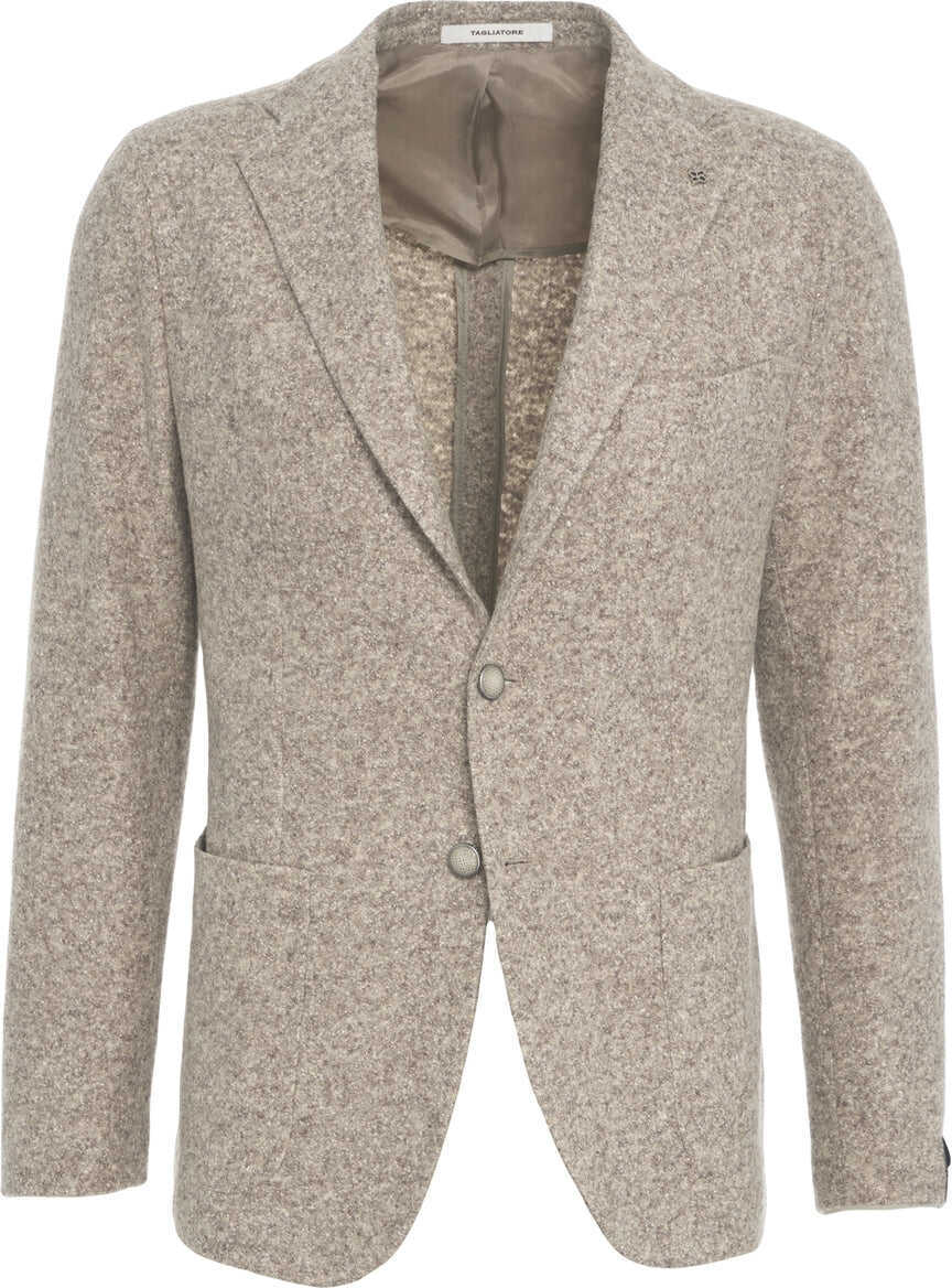Sacouri Tagliatore Virgin wool blazer Beige Barbati (BM 19329683) 1