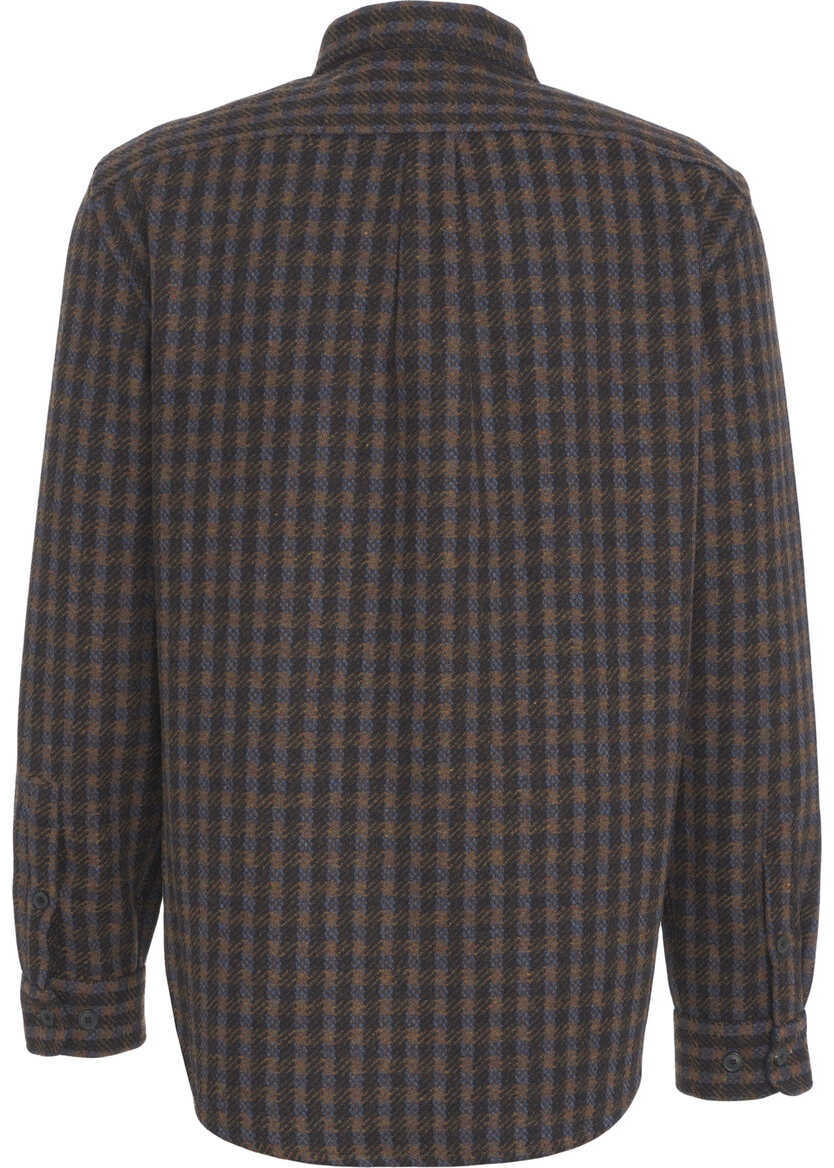 Jachete Portuguese Merino wool shirt Brown Barbati (BM 19329686) 3