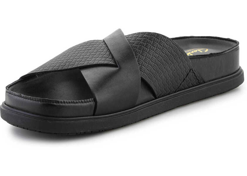 Saboti Clarks Torford Cross Black Leather Black Barbati (BM 19329737) 3