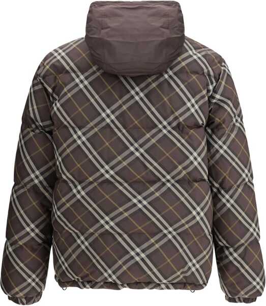 Geci de iarna Burberry Reversible Check Snowdon Puffer Jacket TRUFFLE IP CHECK Barbati (BM 19329746) 2