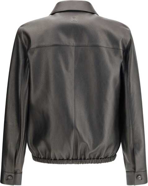 Jachete Ferragamo Deerskin Blouson BLACK Barbati (BM 19329755) 2