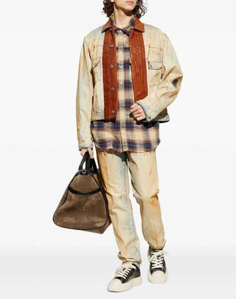 Camasi casual DSQUARED2 Cotton Farmer Shirt BEIGE/MIX BROWN Barbati (BM 19329758) 2