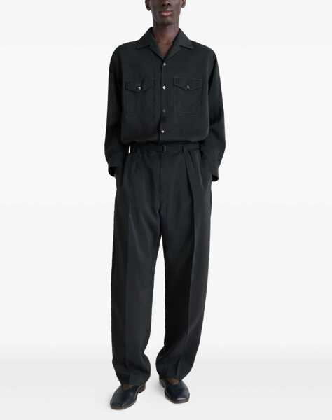 Camasi casual LEMAIRE Convertible Collar Shirt BLACK Barbati (BM 19329773) 2