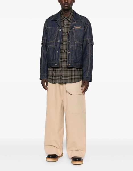 Jachete DSQUARED2 Cargo Denim Jacket NAVY BLUE Barbati (BM 19329803) 2