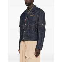 Jachete pentru Barbati - Jachete DSQUARED2 Cargo Denim Jacket NAVY BLUE Barbati (BM 19329803) - B-mall.ro