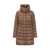 Peuterey Peuterey Peuterey Brown Down Jacket With High Collar BROWN