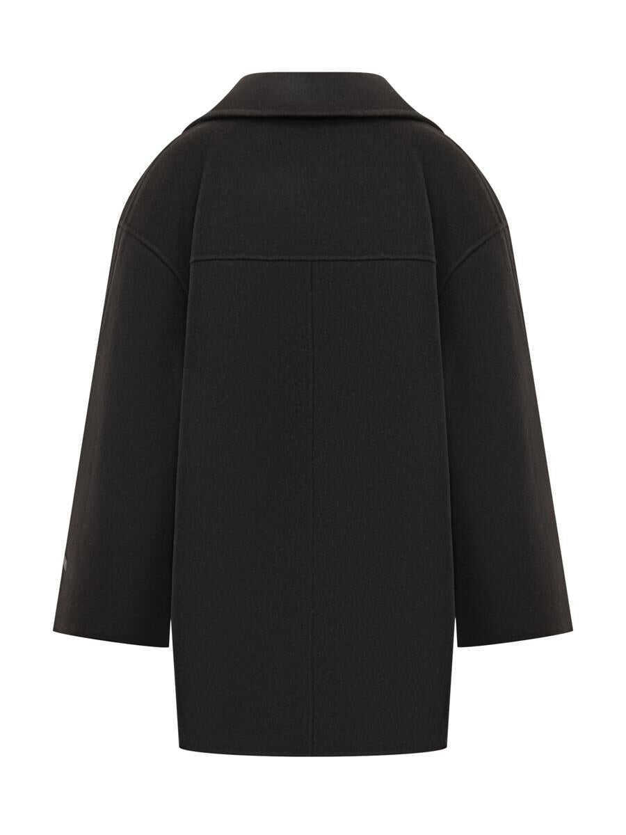 Paltoane DUNO Duno Duno Oversized Double-Breasted Coat Black Black Femei (BM 19329936) 2