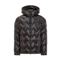 Geci de iarna Peuterey Peuterey Glossy Black Down Jacket With Hood Barbati