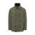 Peuterey Peuterey Peuterey Green Double-Breasted Jacket With High Collar GREEN