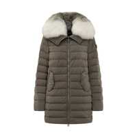 Geci de iarna Peuterey Peuterey Green Down Jacket With Fur Hood Femei