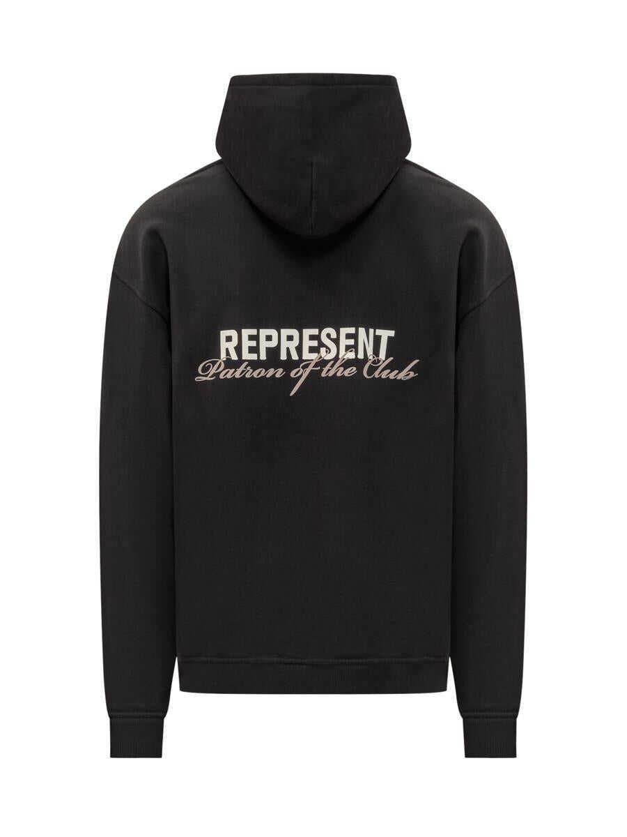 Bluze de trening REPRESENT Represent Patron Club Hoodie Black Barbati (BM 19330470) 2