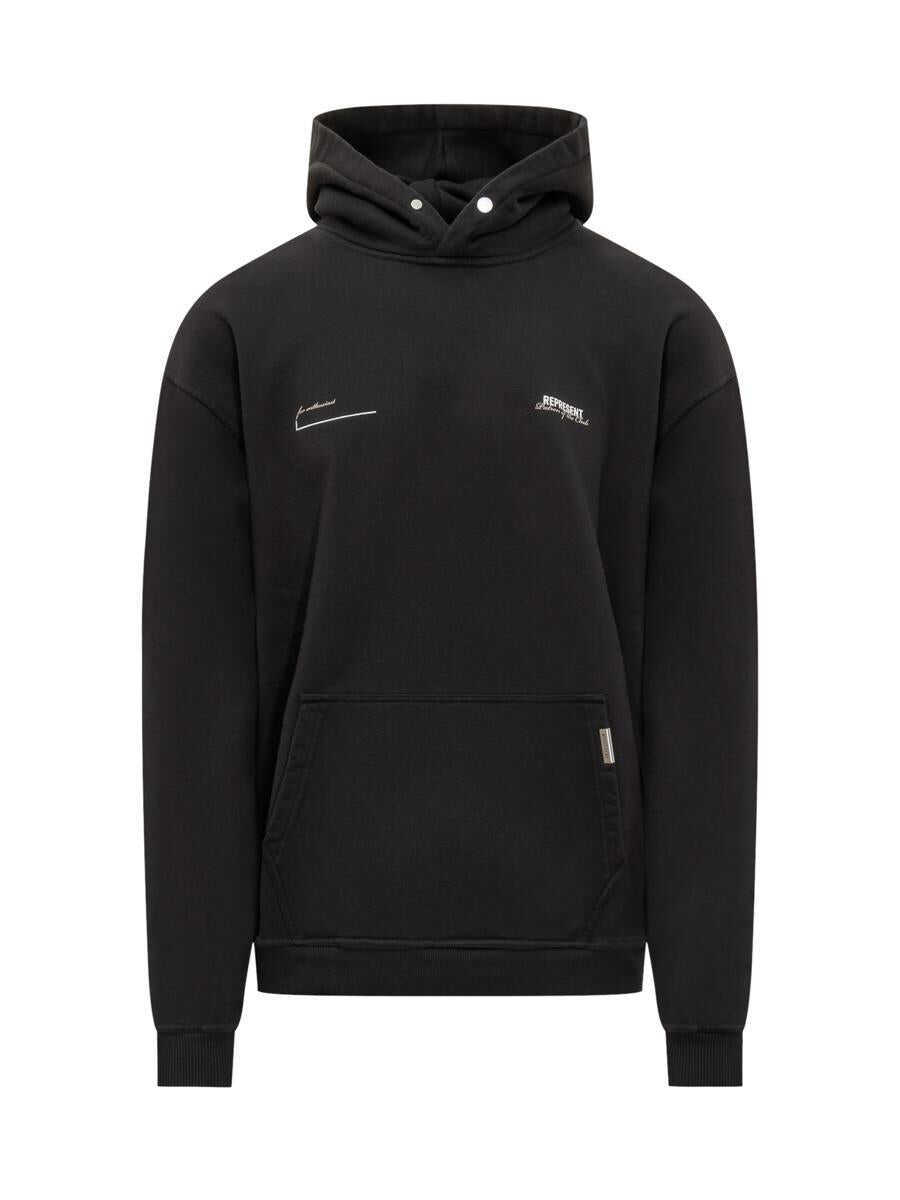 Bluze de trening REPRESENT Represent Patron Club Hoodie Black Barbati (BM 19330470) 1