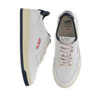 Pantofi sport Autry X Maison Kitsune pentru Barbati - Sneakers Autry X Maison Kitsune Autry X Maison Kitsun Leather Sneakers WHITE Barbati (BM 19330503) - B-mall.ro