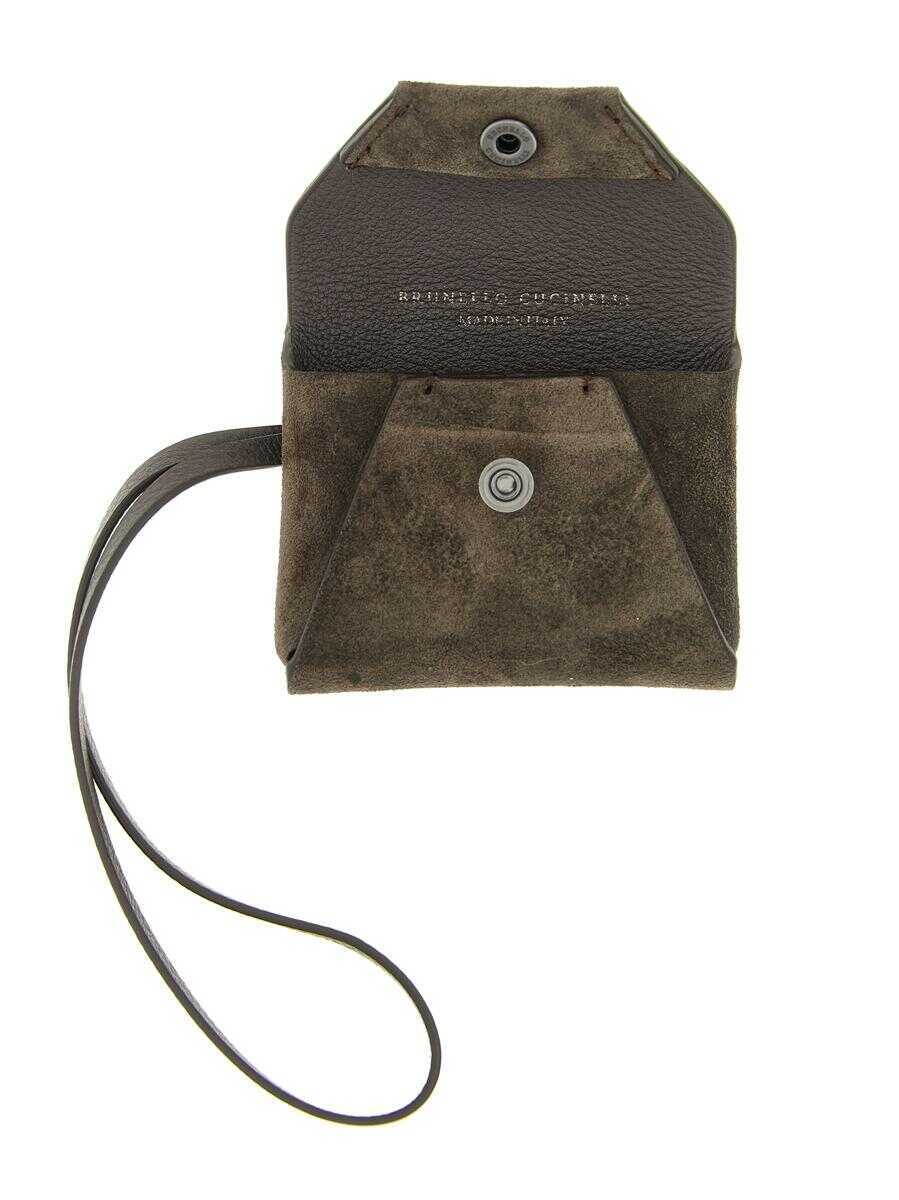 Accesorii Brunello Cucinelli Brunello Cucinelli Suede Bag Charm BROWN Femei (BM 19330686) 3