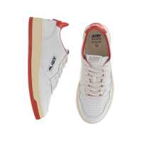 Pantofi sport Autry X Maison Kitsune pentru Barbati - Sneakers Autry X Maison Kitsune Autry X Maison Kitsun Leather Sneakers WHITE Barbati (BM 19330785) - B-mall.ro