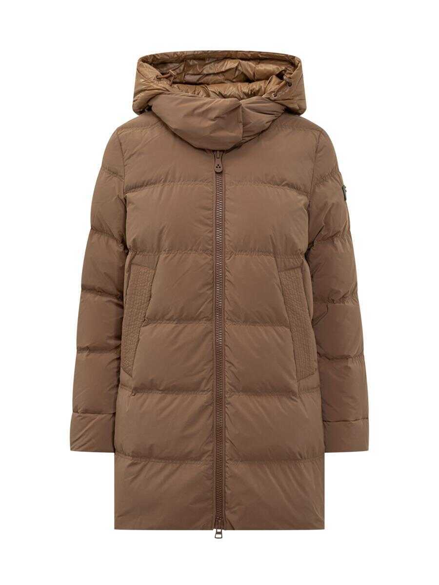 Geci de iarna Peuterey Peuterey Peuterey Black Down Jacket With High Collar Black Femei (BM 19330881) 1