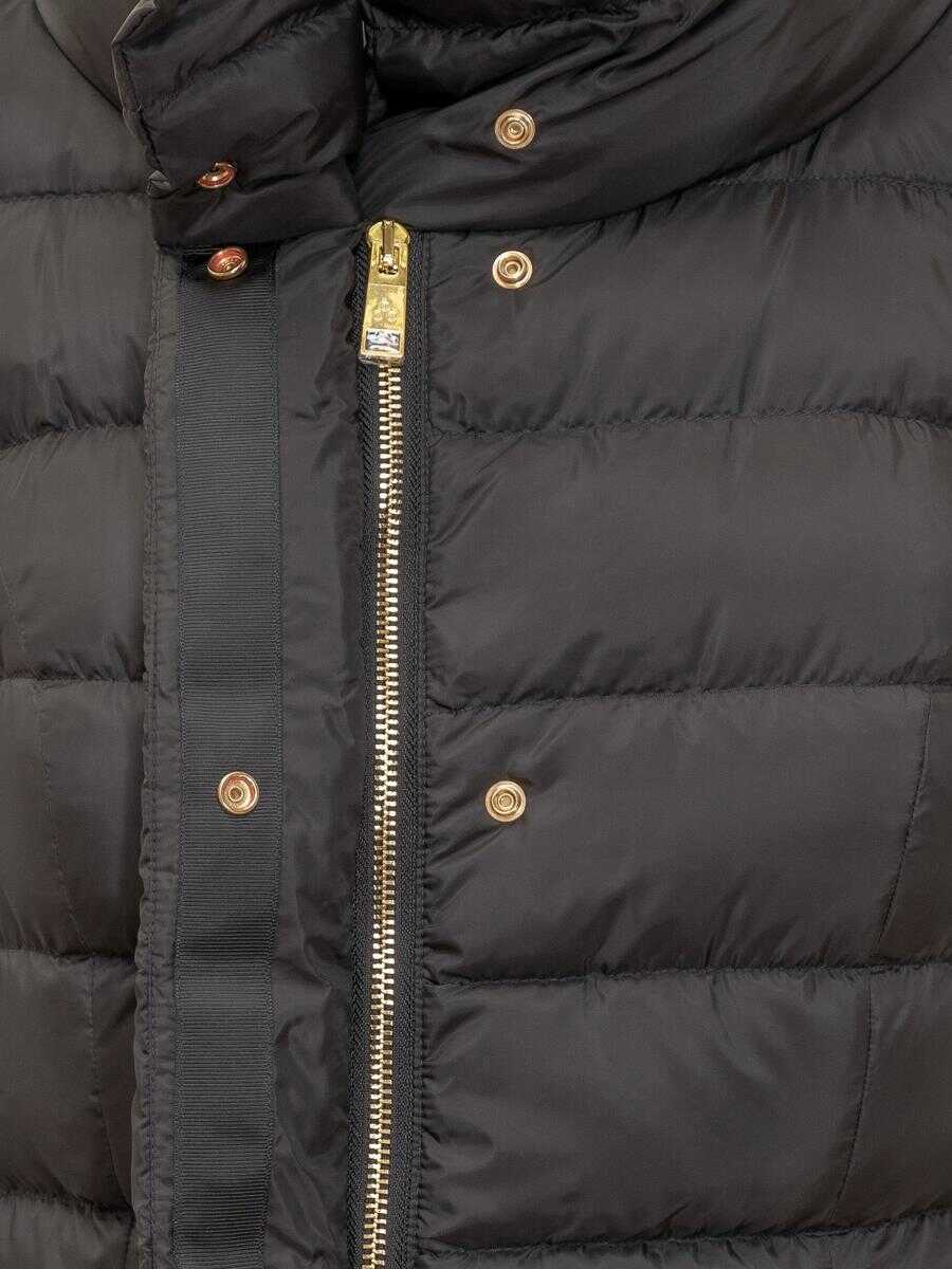 Geci de iarna Peuterey Peuterey Peuterey Brown Hooded Down Jacket Black Femei (BM 19330890) 4